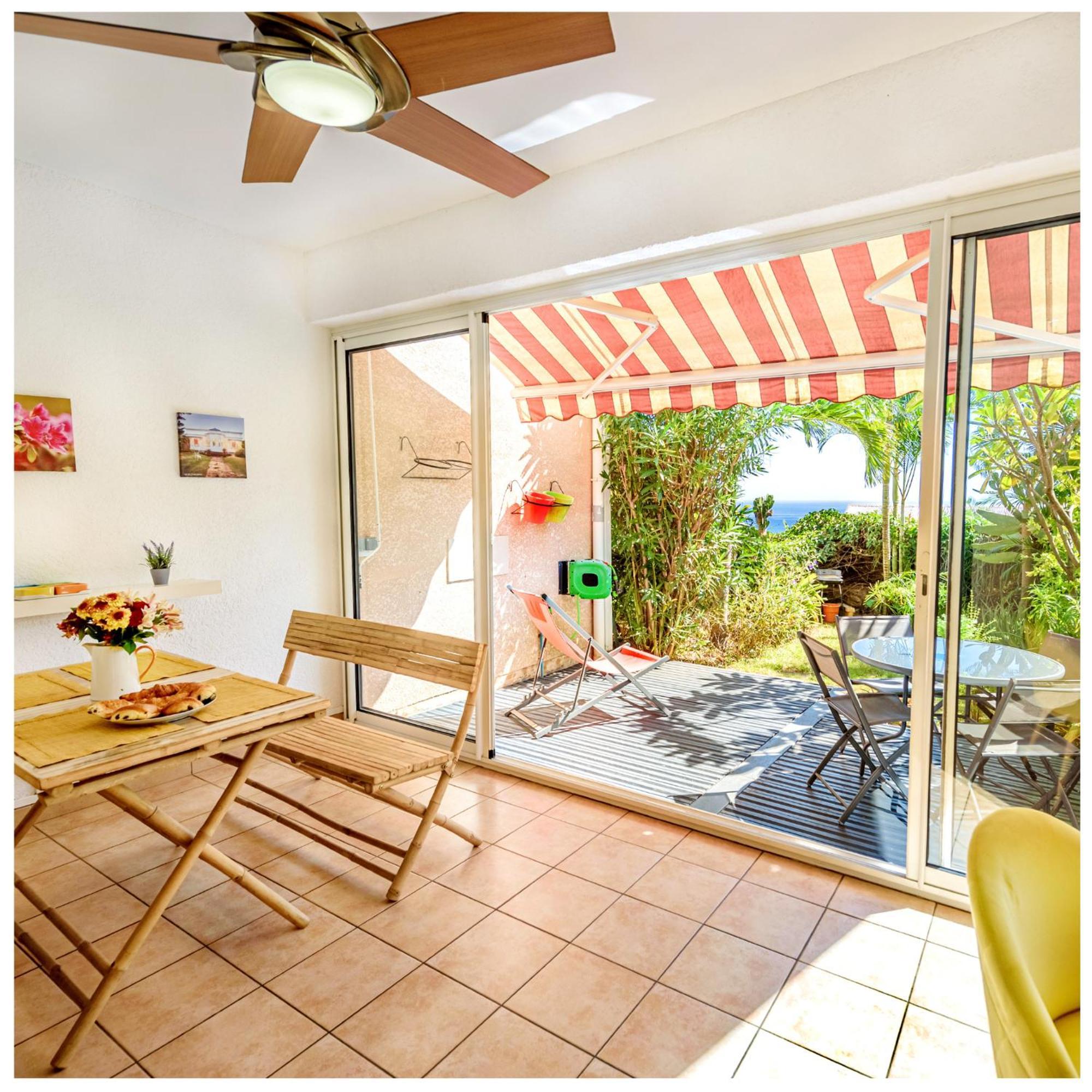 Le Jardin Des Tuit Tuit * Vue Mer * Cozy Saint-Leu Exterior foto